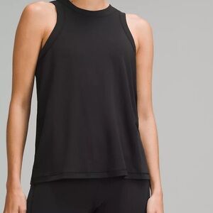 lululemon athletica Black Tank Top size 6 plum color
